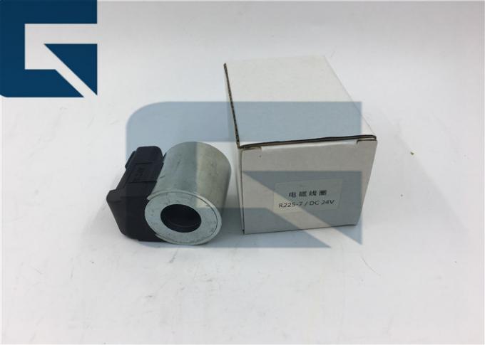 R225-7 Solenoid Valve Coil 24V For Hydraulic Pump LB-A2027 High Performance