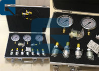 Durable Excavator Hydraulic Pump Pressure Test Gauge , Main Pump Pressure Test Kit