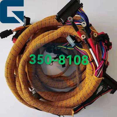 Construction Machinery And Equipment E390D Excavator Wiring Harness Part No. 350-8108