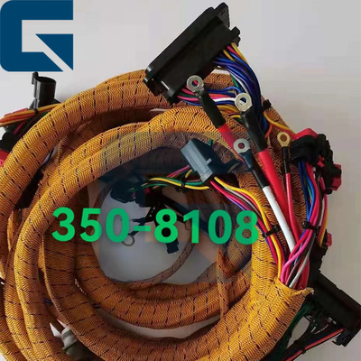 Construction Machinery And Equipment E390D Excavator Wiring Harness Part No. 350-8108