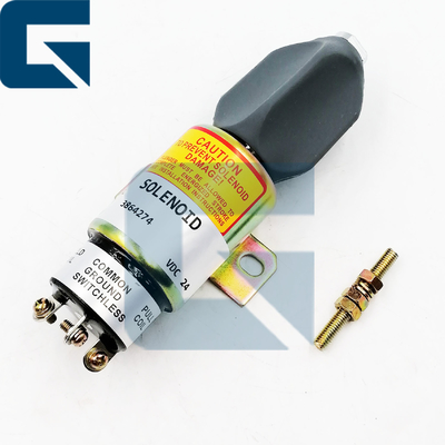 3864274 Shut off Solenoid Valve 24V For Excavator Electric Parts