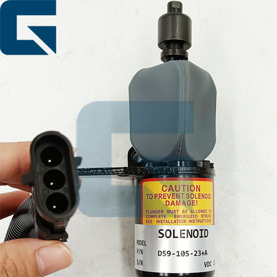 D59-105-23+A Fuel Shutoff Solenoid for Engine D6114