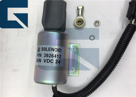 SA-4257-24 Excavator Accessories / Engine Spare Parts Shutoff Solenoid 24 Volt 3926412