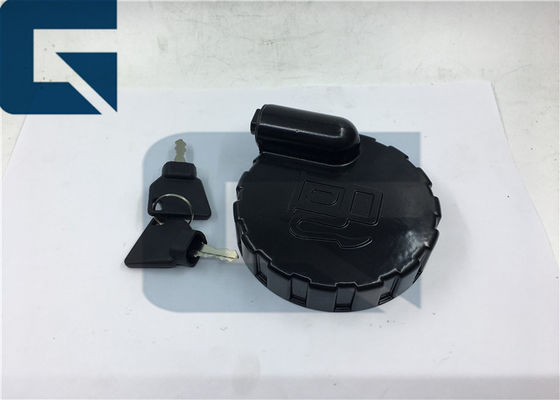 Locking Fuel Tank Cap Excavator Accessories For JS200 Black Color