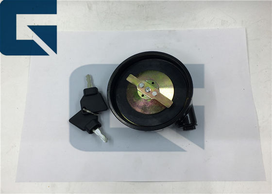 Locking Fuel Tank Cap Excavator Accessories For JS200 Black Color