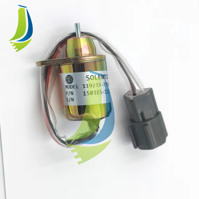 119233-77932 Fuel Shut Off Solenoid 1503ES-12S5SUC12S For Excavator