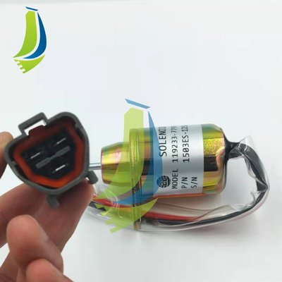 119233-77932 Fuel Shut Off Solenoid 1503ES-12S5SUC12S For Excavator