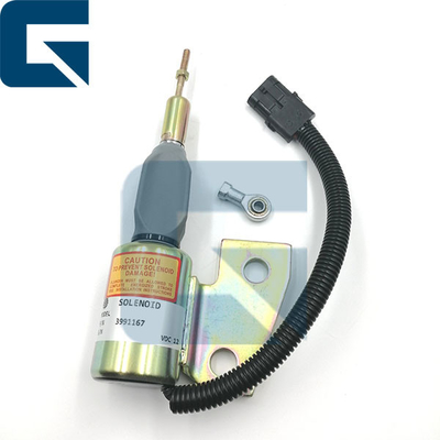 3991167 12V 24V Electric Stop Solenoid For 4BT Engine