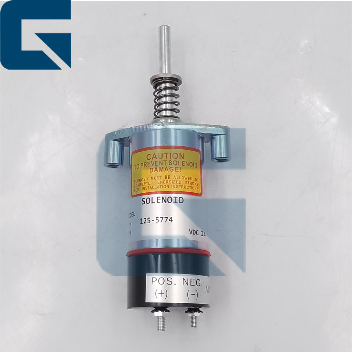 125-5774 1255774 Excavator Engine 3304 3306 Fuel Shutdown Solenoid Valve