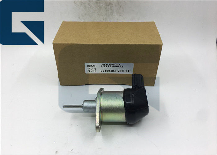 12V Fuel Shut Off Solenoid / Excavator Solenoid Valve 17208-60014 17208-60012